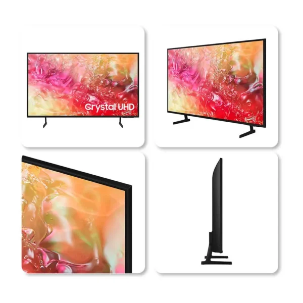 Televisor Samsung FLAT LED Smart TV 65 pulgadas Crystal UHD 4K  /3,840 x 2,160 /HDR / DVB-T2 /LAN /WIFI 5 / Bluetooth 5.2 / Google Meet / AirPlay 2 /modo ambiente/ Modo Juego/ HDMI x 3/ USB x1 /abre y edita archivos de Office/ Garantía 1 año, Ficha técnica completa en www.samsung.com.co - Imagen 2