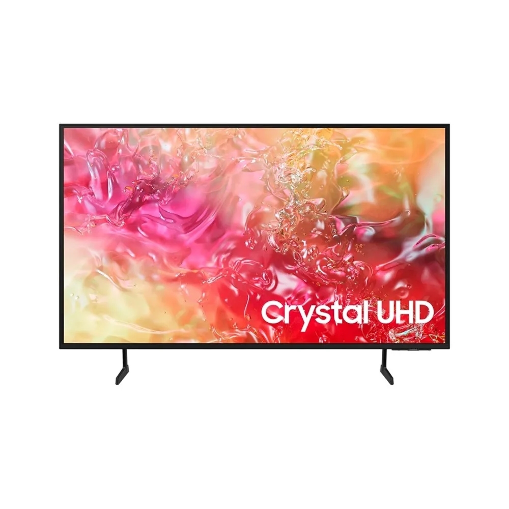 Televisor Samsung FLAT LED Smart TV 70 pulgadas Crystal UHD 4K  /3,840 x 2,160 /HDR / DVB-T2 /LAN /WIFI 5 / Bluetooth 5.2 / Google Meet / AirPlay 2 /modo ambiente/ Modo Juego/ HDMI x 3/ USB x1 /abre y edita archivos de Office/ Garantía 1 año, Ficha técnica completa en www.samsung.com.co