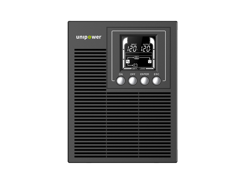 1KVA /1KW UPS torre,120V 60HZ, 2 bat12v-9/ 4 tomas L5-15R. LCD; HID USB, SNMP slot , RS232. cargador ajustable 1-12 amp.. Opción banco baterias externos.
