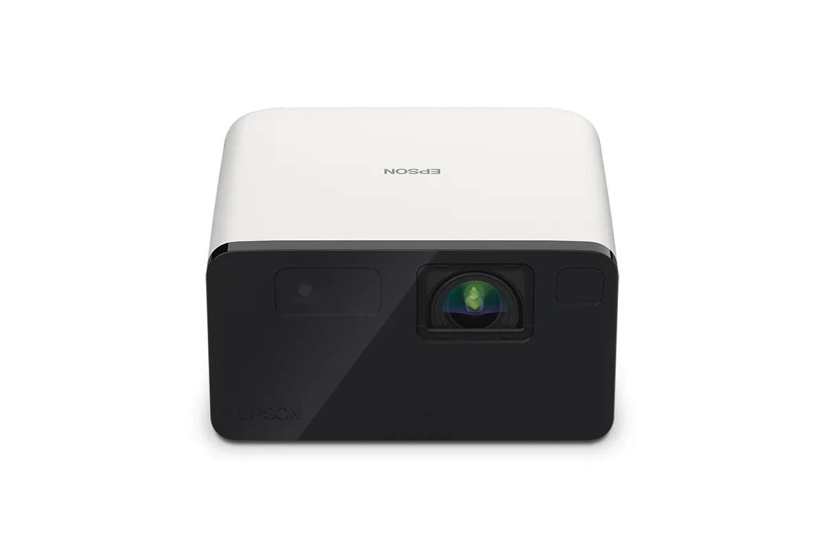 Mini Video Proyector Epson EpiqVision EF-21W /Diamond White/  Tecnología: 3 LCD Laser / (1.000 lumens en Blanco y Color - Resolución  FHD) Google tv, Bluetooth