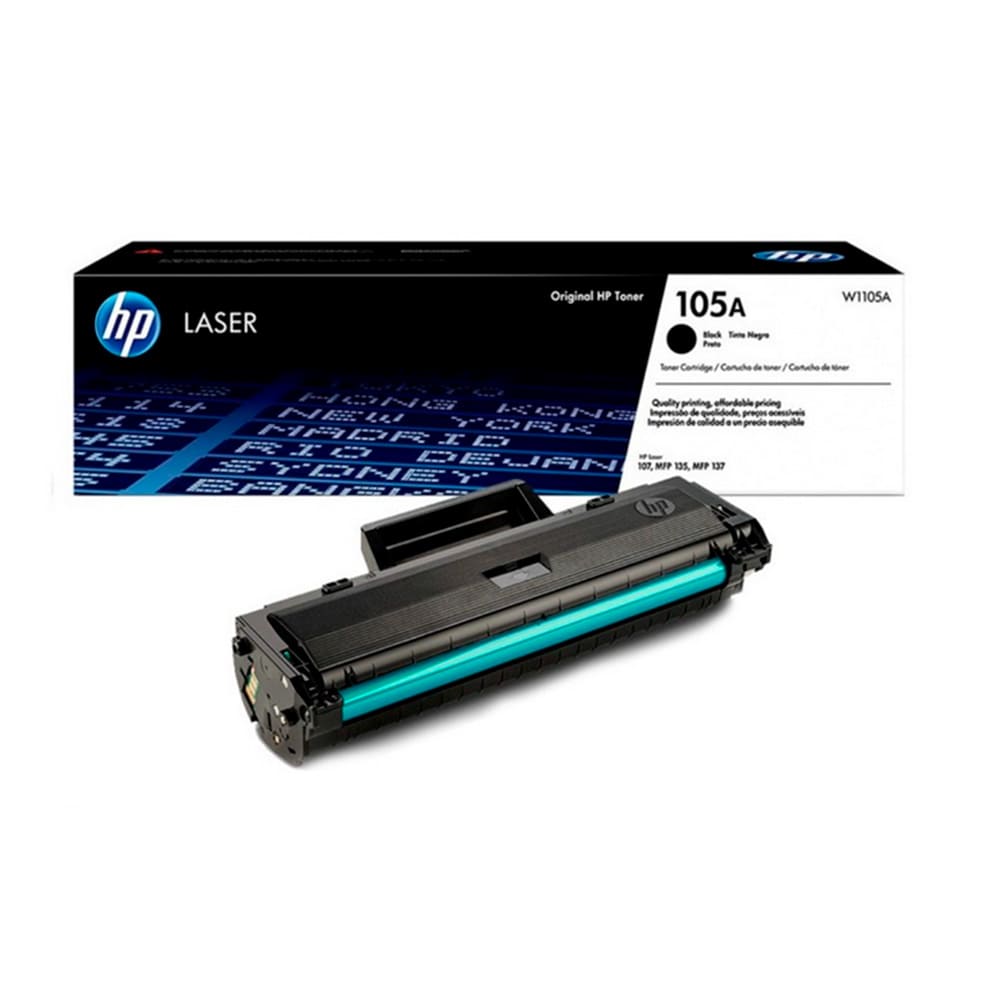 TONER HP NEGRO  105A  Laser 107W, 135W, 137FW, 1,000 PAG
