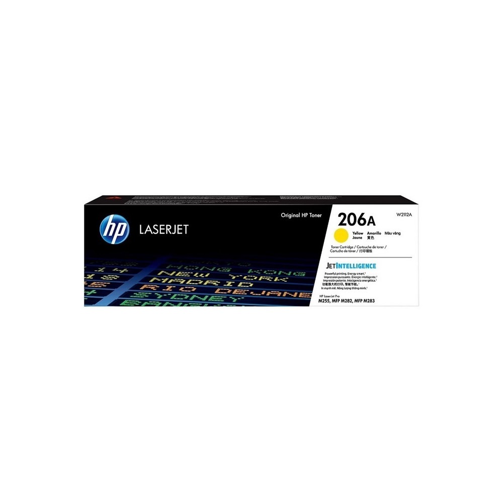 TONER HP AMARILLO 206A LASERJET PRO M255, M283  1.250 PAG