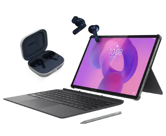 Tablet Lenovo IdeaTab Pro 330XU 8GB 256GB 3K Wifi Gris Con Stylus Y Estuche