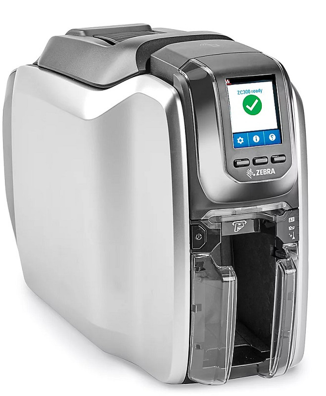 Printer ZC300 Dual Sided US Cord USB Eth