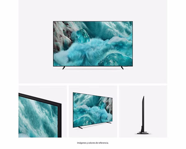 Televisor Samsung FLAT QLED  Smart TV 65 pulgadas, UHD 4K  /3,840 x 2,160 / DVB-T2 / Procesador Quantum/ Bluetooth / Dual Led / asistente de voz /  modo ambiente/ Modo Juego/  HDMI x 3 / USB x 2 /LAN/ abre y edita archivos de Office/ Control Solar/Garantía 1 año, Ficha tecnica completa en www.samsung.com.co - Imagen 2