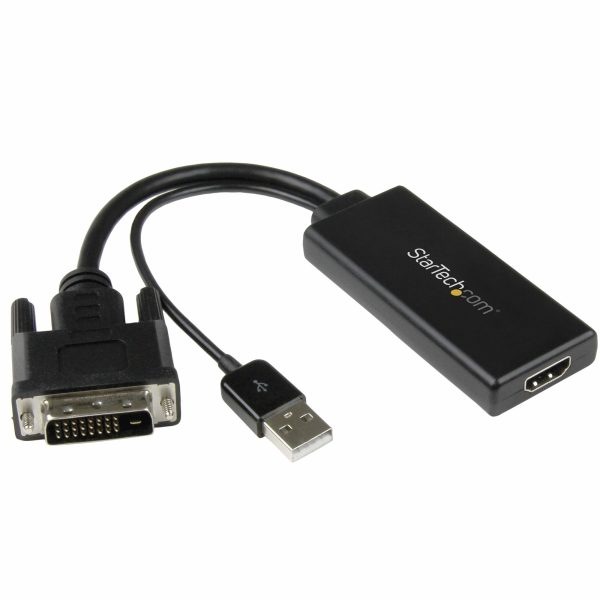 Adaptador de Video DVI a HDMI con Audio