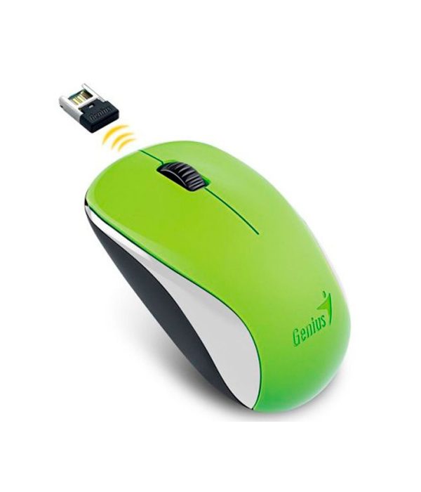 Mouse GENIUS Inalámbrico 2.4 BlueEye COLOR Verde
