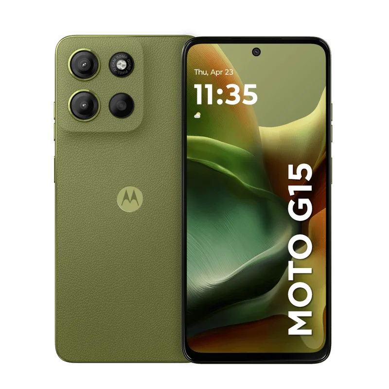 Celular Motorola Moto G15 8GB 256GB IPS 120Hz Verde