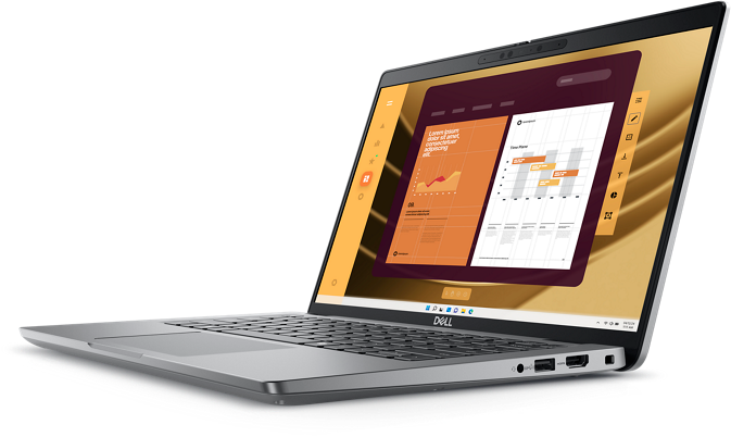 Portátil Dell Latitude 5450 Intel Core Ultra 5 125U 14 Pulgadas FHD 16GB 512GB SSD Windows 11 Pro Color Gris