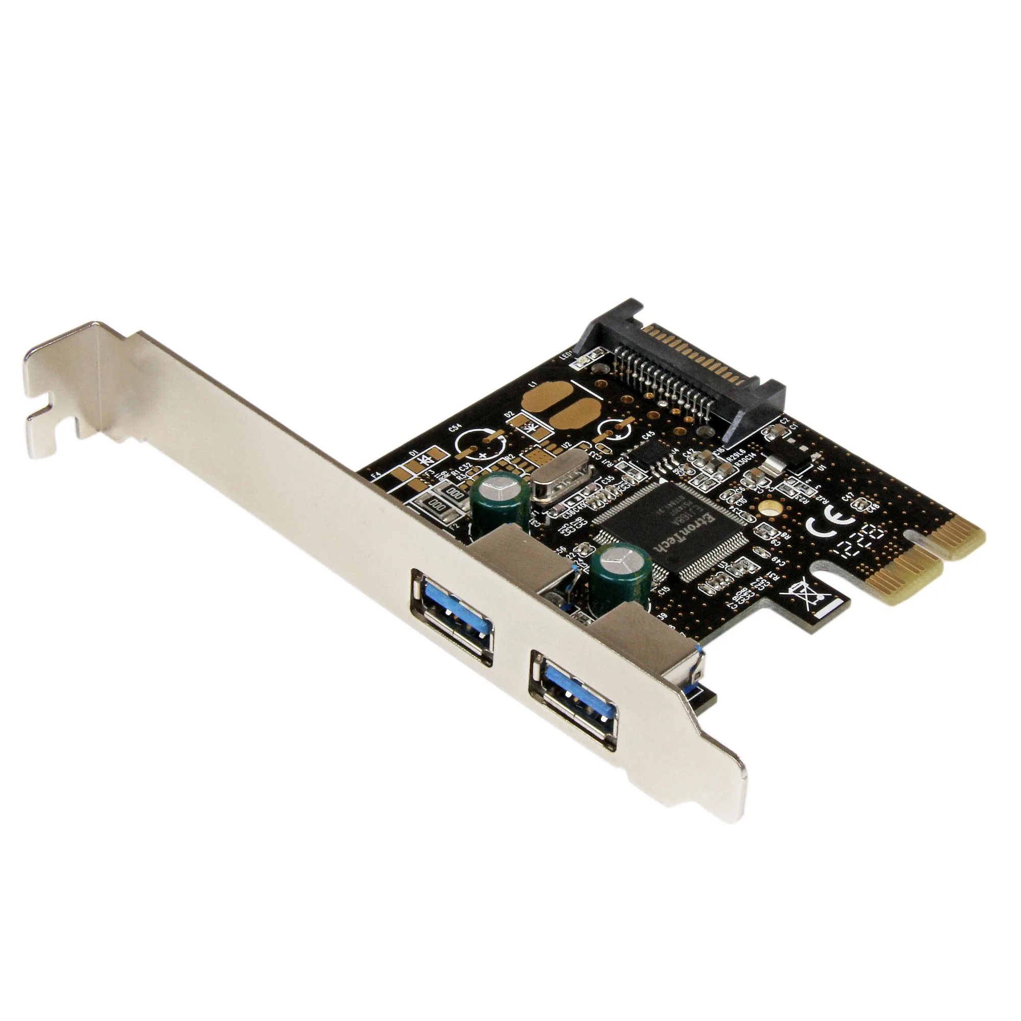 2 Port PCIe USB 3.0 Card w/ SATA Power