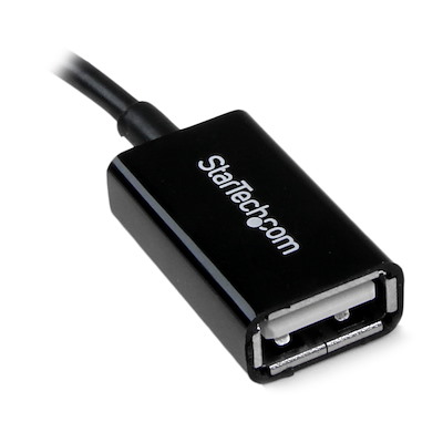 Cable 12cm Micro USB a USB A Hembra OTG