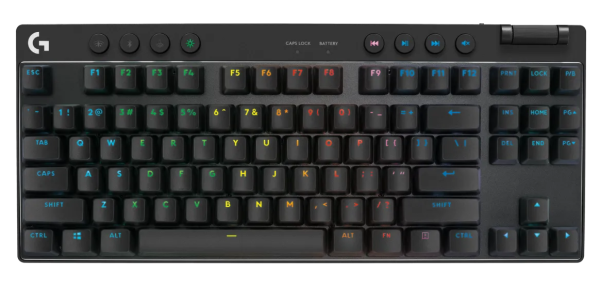 TECLADO PRO X TKL LIGHTSPEED - BLACK - US - AMR-403