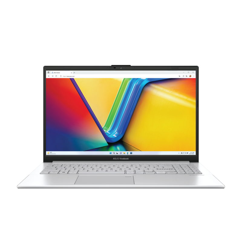 ASUS Vivobook Go 15 E1504GA-NJ531W 15.6 FHD Intel Core i3-N305 8GB RAM 512GB SSD Windows 11 Home Plateado con Morral y Mouse