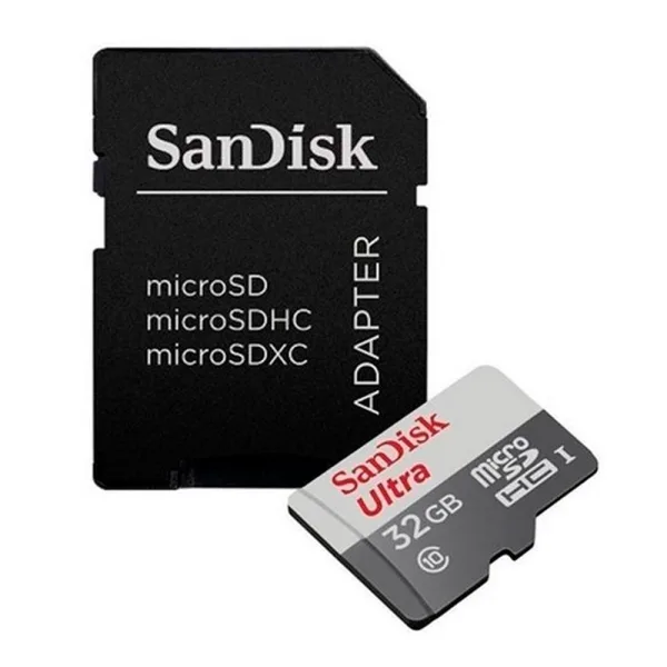 Tarjeta micro SD SANDISK Ultra UHS-I 32GB Clase 10 COLOR Gris - Imagen 3