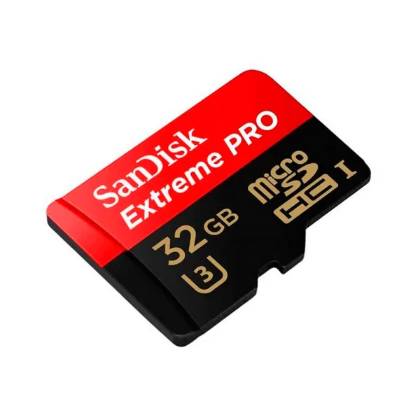 Memoria Micro SD SANDISK Extreme Pro 32GB UHS-I COLOR Negro Y Rojo - Imagen 2