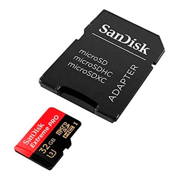 Memoria Micro SD SANDISK Extreme Pro 32GB UHS-I COLOR Negro Y Rojo - Imagen 3